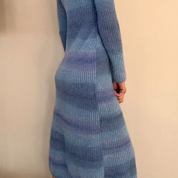Vince Blue Gradient Maxi Dress - Picture 8 of 10